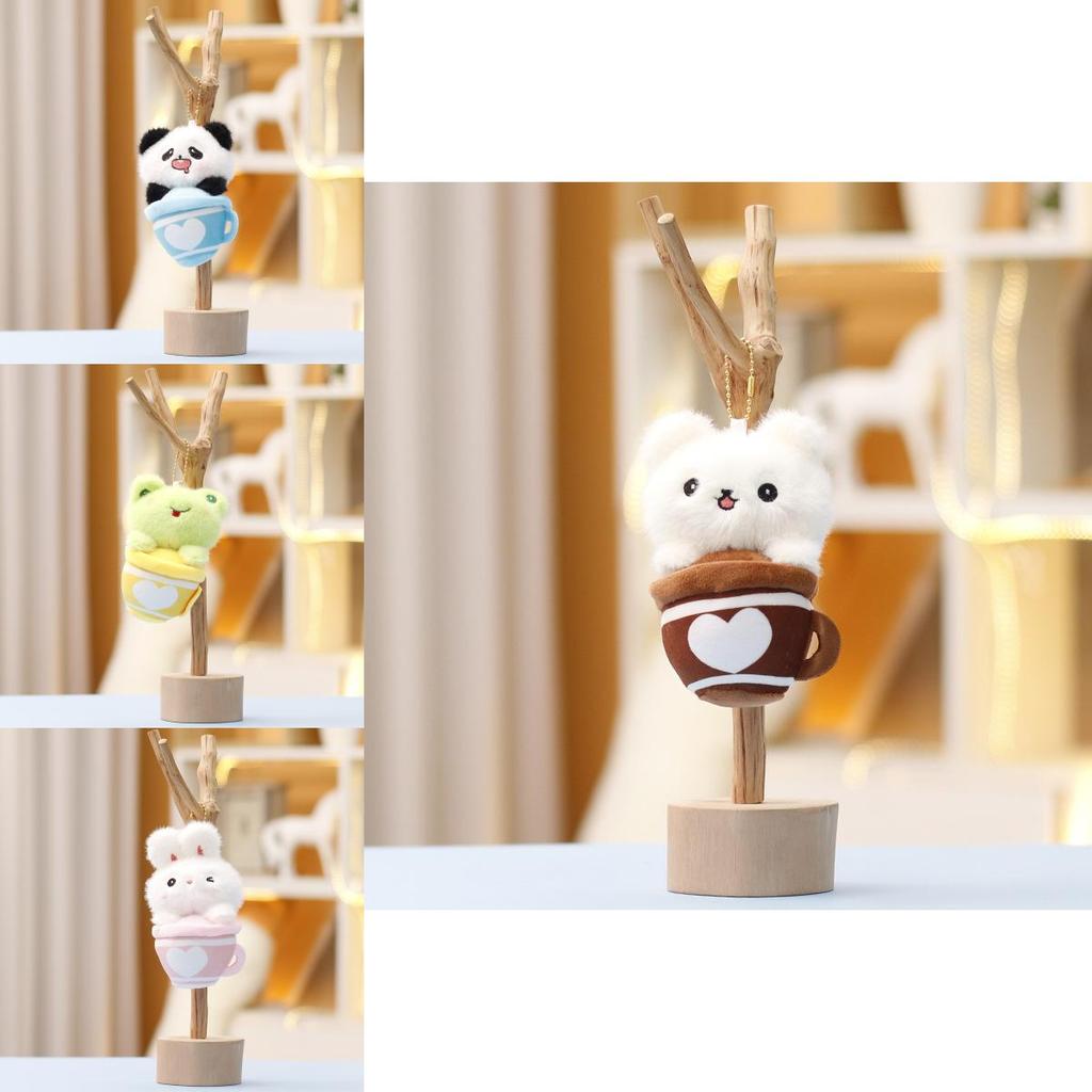 Plush Toy Tea Cup Rabbit Soft Plush Stuffed Animal For Kids Gift Collection