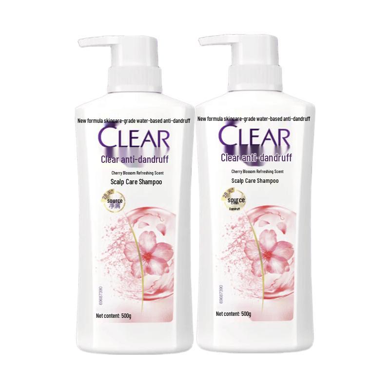 

Clear Cherry Blossom Anti-Dandruff Scalp Care Shampoo 2x500g