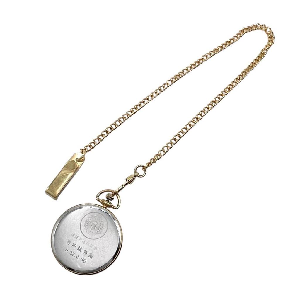 Citizen Battery Pocket Commemorative Gift for a Probation White 3 Analog /New Watch, Officer's Retirement, Quartz, Analog, Dial, Gold, Hands