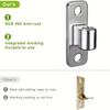 2pcs Heavy-Duty 304 Stainless Steel Door Hinges - Wall Mounted, Polished Finish for Farm Gates & Wooden Fences, Supports Up To 620lbs