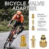 3Pcs/Set Bike Air Pump Valve Adapter French To American Convert Wheel Gas Nozzle Bicycle Valve