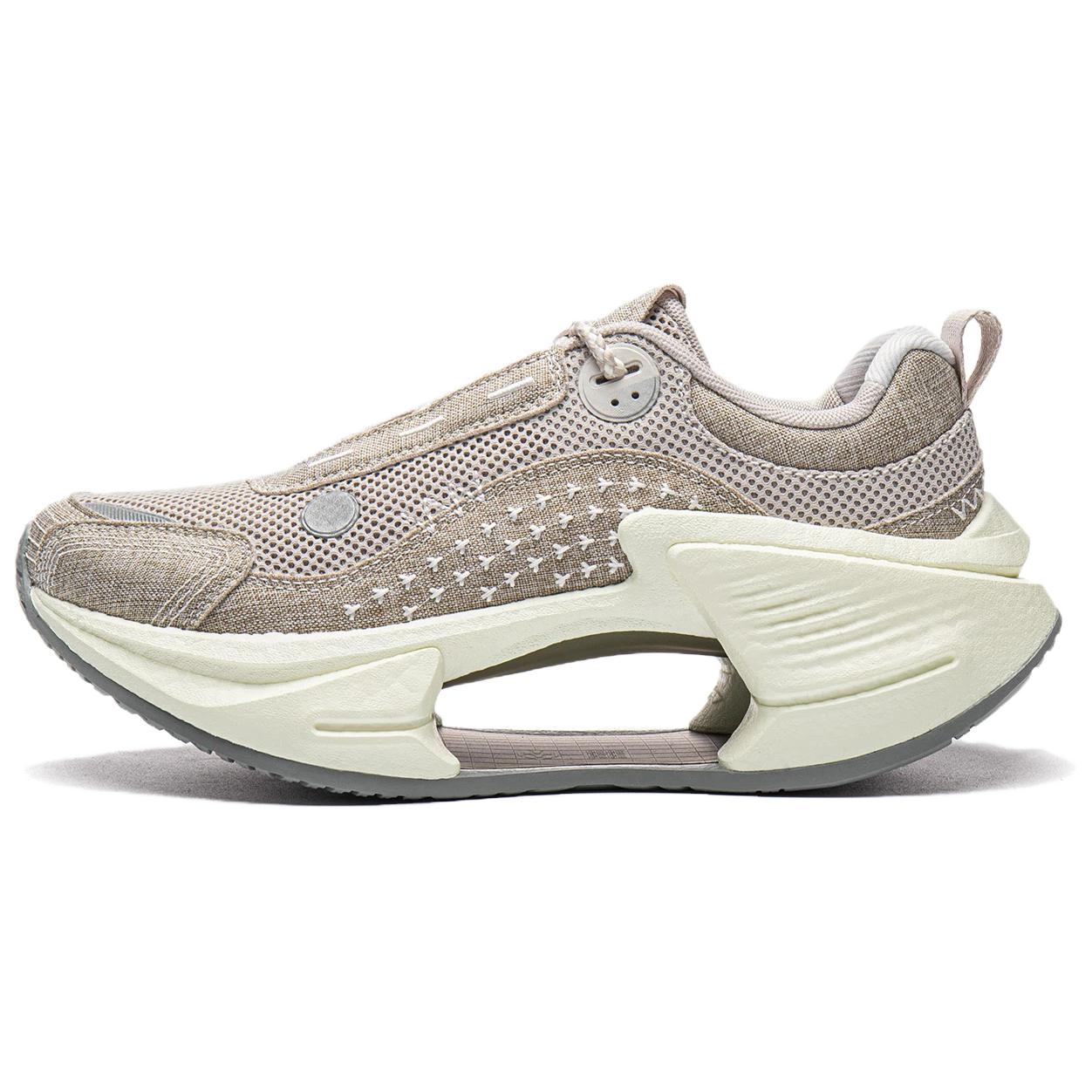 

Li Ning Absolute Shadow 3 Удобные Универсальные Прочные Упругие Низкие Повседневные Беговые Кроссовки Женские Серые AZGW064-3 38