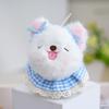 Cute Cat Plush Keychain With Soft Short Pile Fur For Bags And Accessories