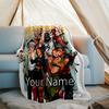 Custom Name Vox Machina Theme Printed Blanket - Perfect for Couch, Bed, Travel & Outdoor Use | Machine Washable, Cozy & Durable.