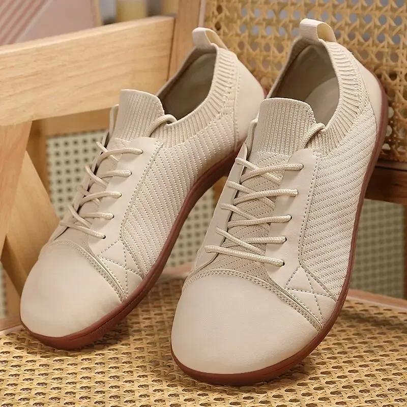 Wide Barefoot Wide Toe Shoes for Unisex Minimalist Outdoor Casual Fashion Walking Sneakers Zero Drop Breathable Comfortable Shoe