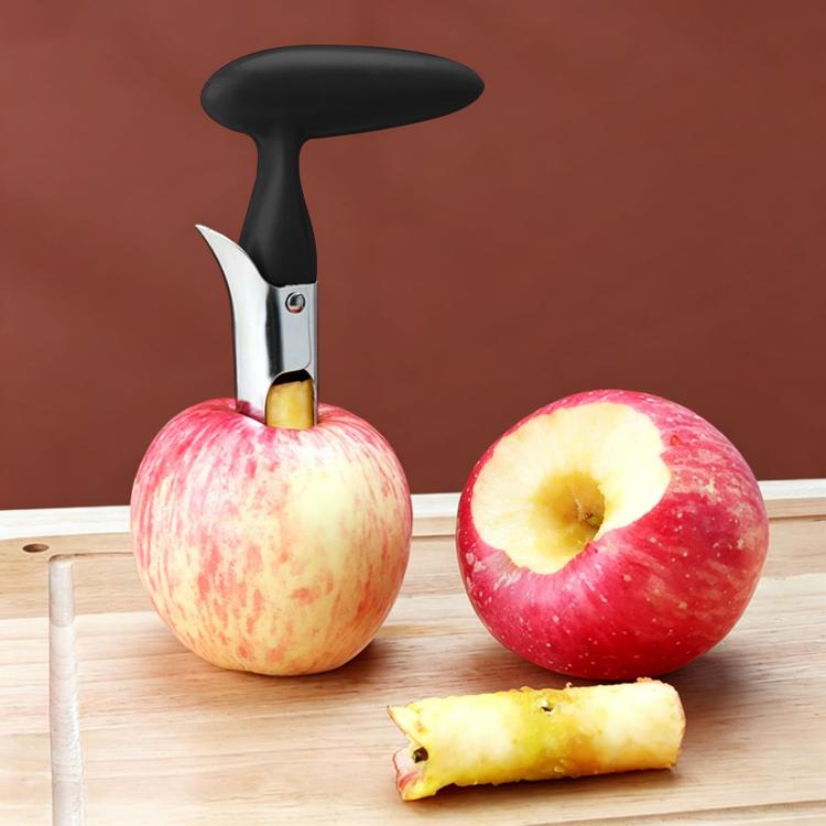 

LsCook Stainless Steel Fruit Corer Plastic-Handled Fruit Core Remover чорний