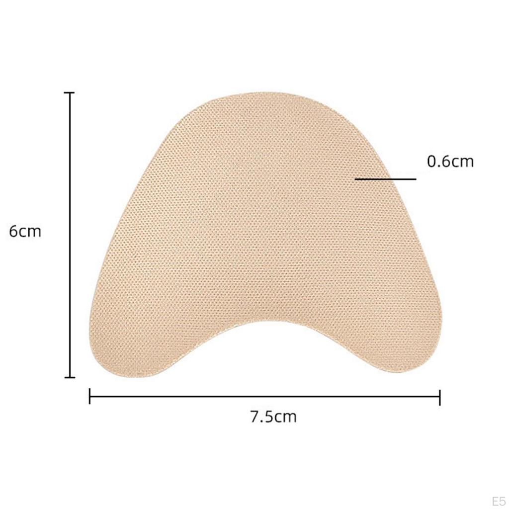 2 Pieces High Heel Shoes Filler Forefoot Toe Front Non Slip Unisex Cushion for Pumps Flats