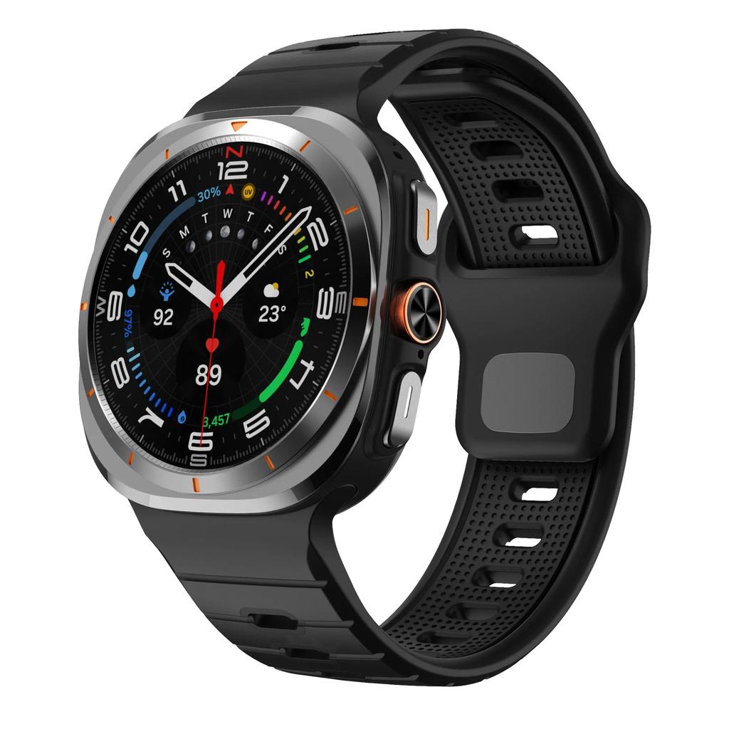Cinturino Sportivo Per Samsung Galaxy Watch Ultra 47mm Cinturino di Ricambio Braccialetto Per Galaxy Watch Ultra Cinturino da Polso Bicolore in Silicone