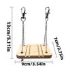 Bite Resistant Small Pet Toy Detachable Parrot Climbing Ladder  Small Animals Play