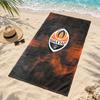 FC Shakhtar Donezk Mikrofaser Strandtuch Schnelltrocknend Sandfrei Leichtgewichtig Strandtücher für Reisen Schwimmen Camping