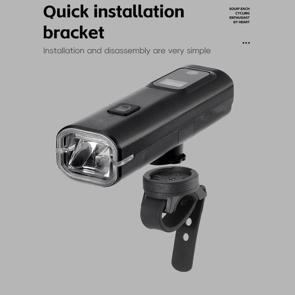 Watertight Bicycles Head Light Cycling Front Lamp Rechargeable Front Light Handlebars Flashlight LED Bicycles Head Lamp