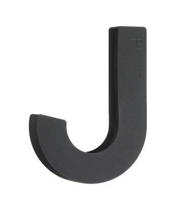 H Concept +d Gum Hook Silicone Hook, Black, D-211-BK, Non-marking Silicone Hook for Children's Rooms, Holds Approximately 2.2 Lbs (1 Kg).
