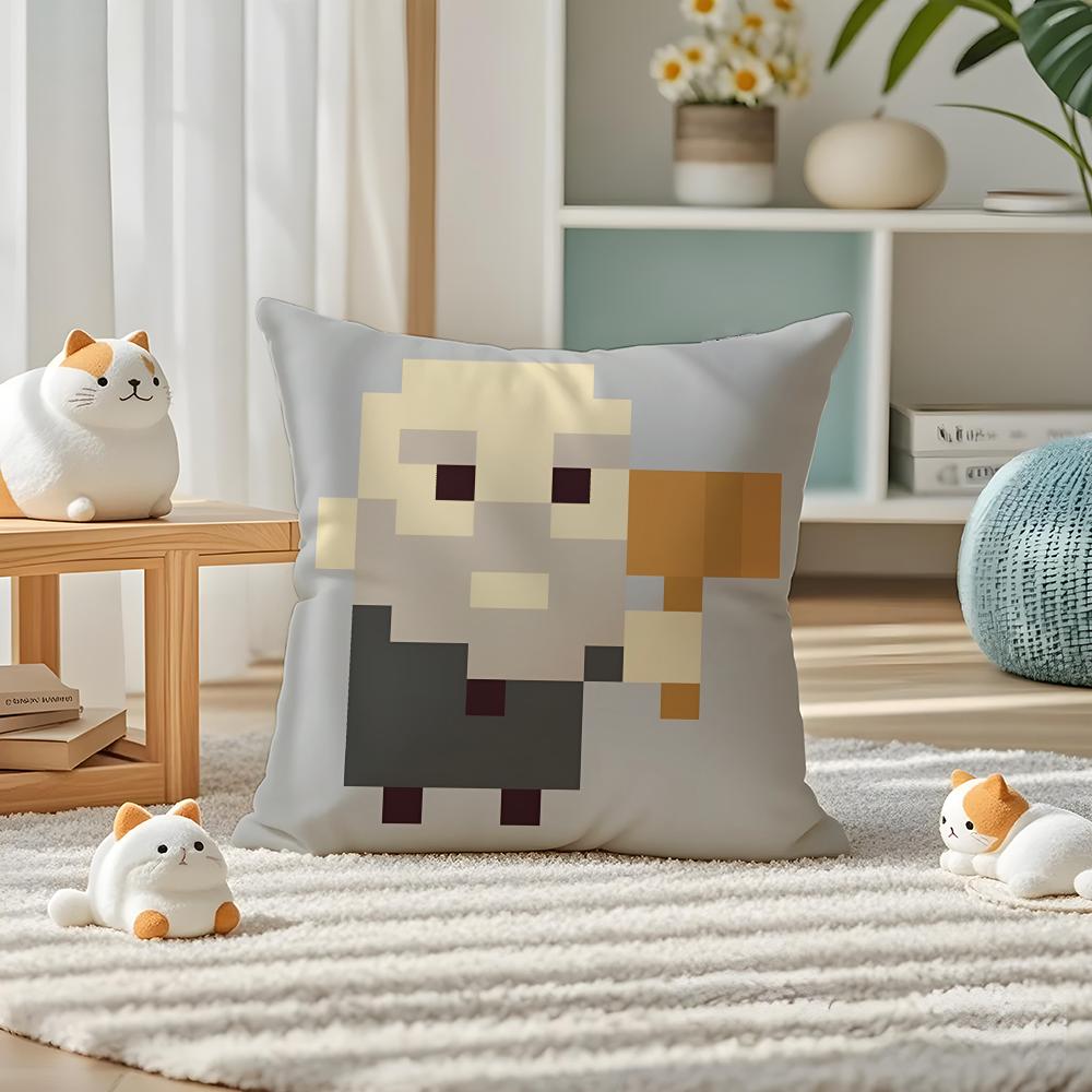 1 Stück A-Ace Attorney Kissenbezug Seidig Elegant Komfort Sofa Bett Versteckter Reißverschluss