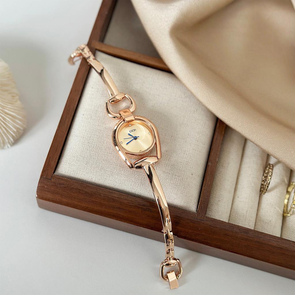 NEW Luxury Vintage High-End Ladies Watches, Water-Resistant, Skeleton Bracelet Quartz Women's Wristwatch, Gift for Women