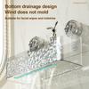 Shower Shelf Suction Cup Large Capacity Quick-Drain Suction Cup Storage Rack For Bathroom For Shampoo Soap Toothbrush