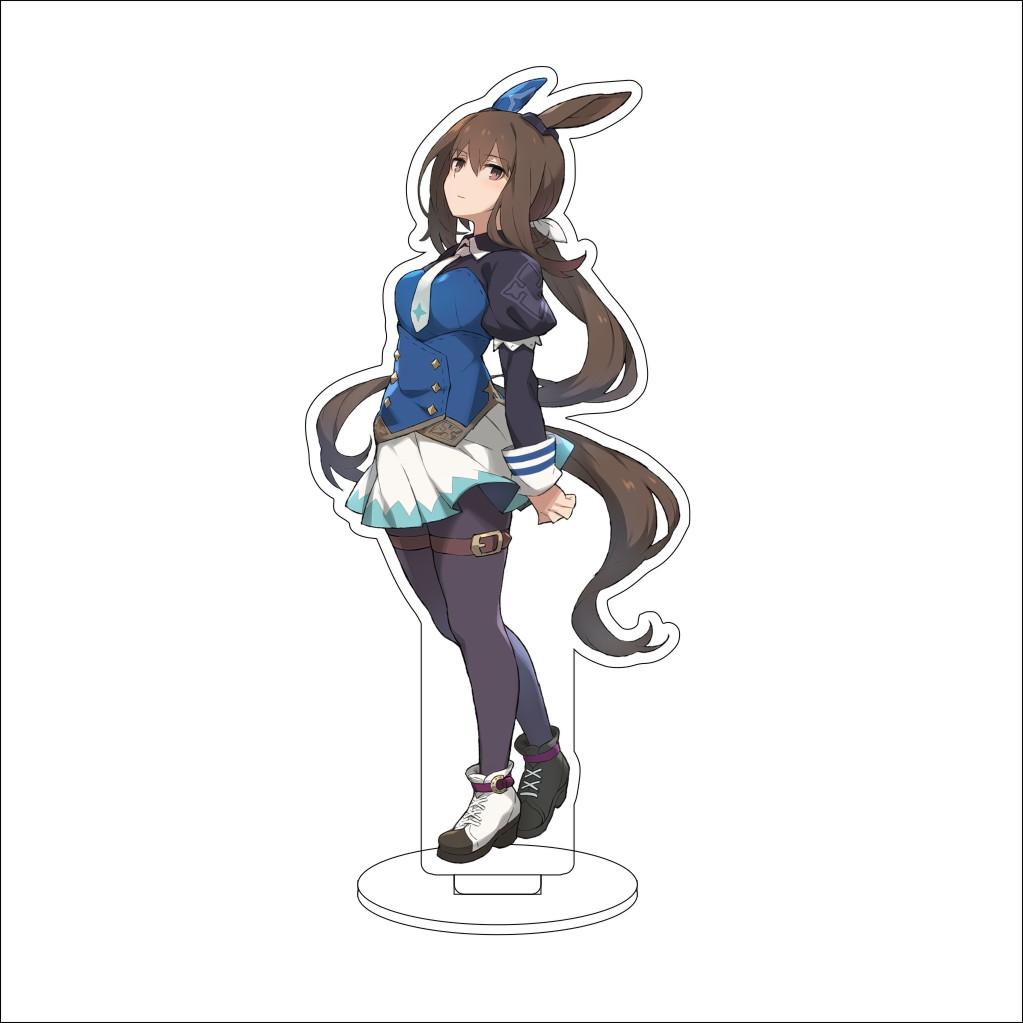 16CM Anime Pretty Derby Cosplay Acrylic Stand Ornaments Taiki Shuttle Grass Wonder Mejiro McQueen Figure Stand Halloween Gifts