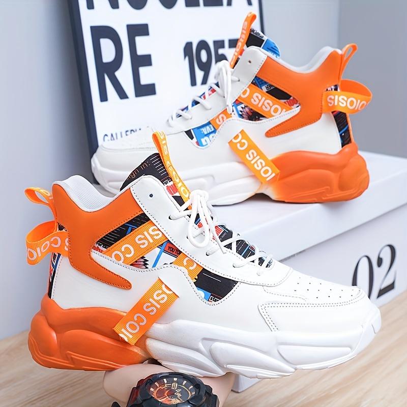 Модные массивные туфли с цветными блоками — фото 14