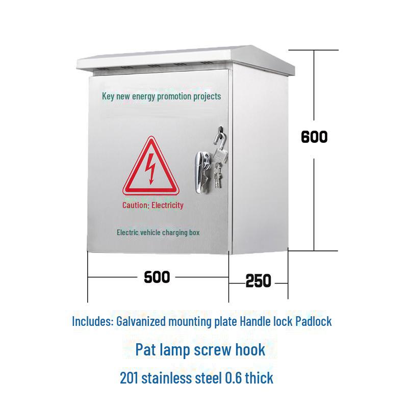 Roewe Outdoor Stainless Steel EV Charging Station Protection Box, Rainproof for New Energy Vehicles