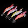 4Pcs Glow Shrimp Jig Multicolor Fishing Lures Durable Luminous Bait  Dawn Fishing