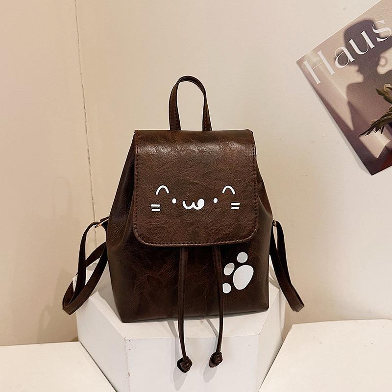 New fashion personality niche design trend small bag women's simple backpack handbag