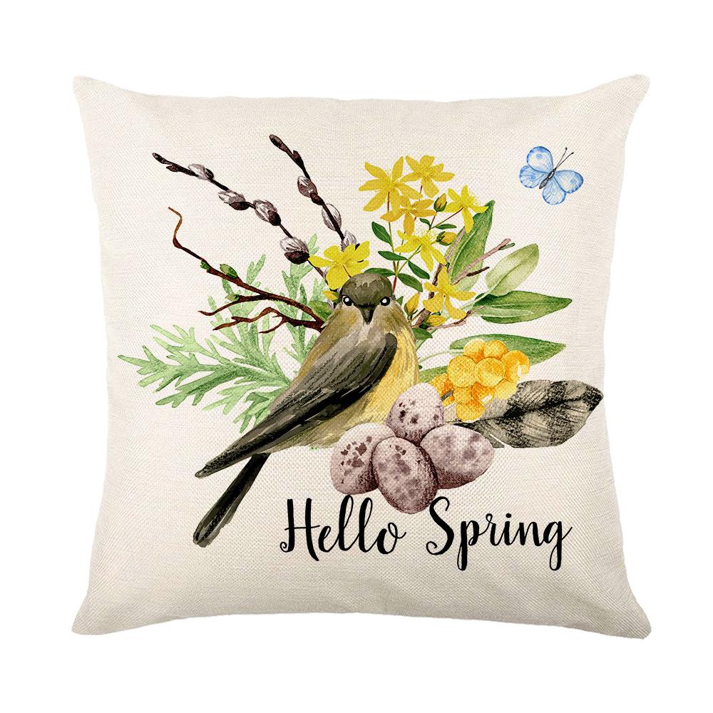 Easter Pillowcase Holiday Decoration Pillowcase Sofa Cushion Pillowcase