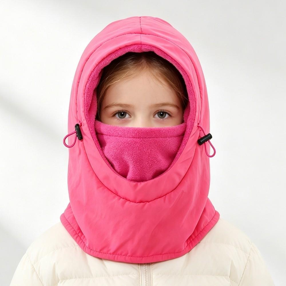 Warme Winter-Gesichtsmaske Dicke Winddichte Kapuzenmütze Kapuze Kinder Sturmhaube Hut Outdoor-Sport
