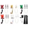 Set di Accessori Gatsby Anni '20 per Donna Accessori Anni Ruggenti Costume Flapper