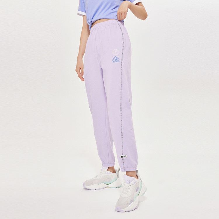 Anta Loose Cuffed Sports Pants Women bottoms Purple 962228715-3