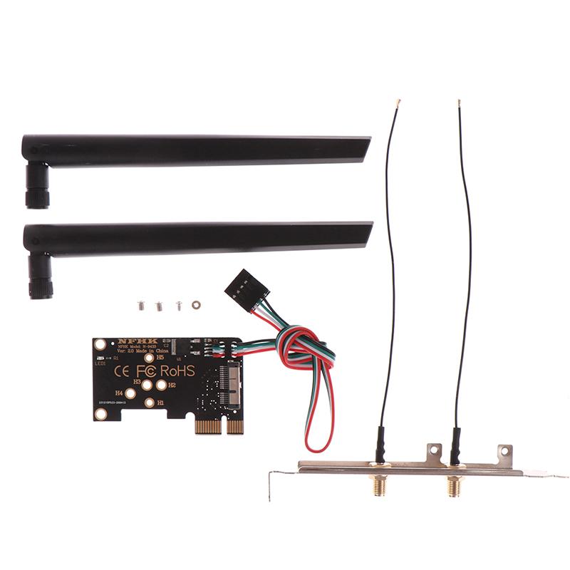 Pcie X1 To Bcm94360Cs2 Wifi Module Wireless Network Card Adapter Card Adapter