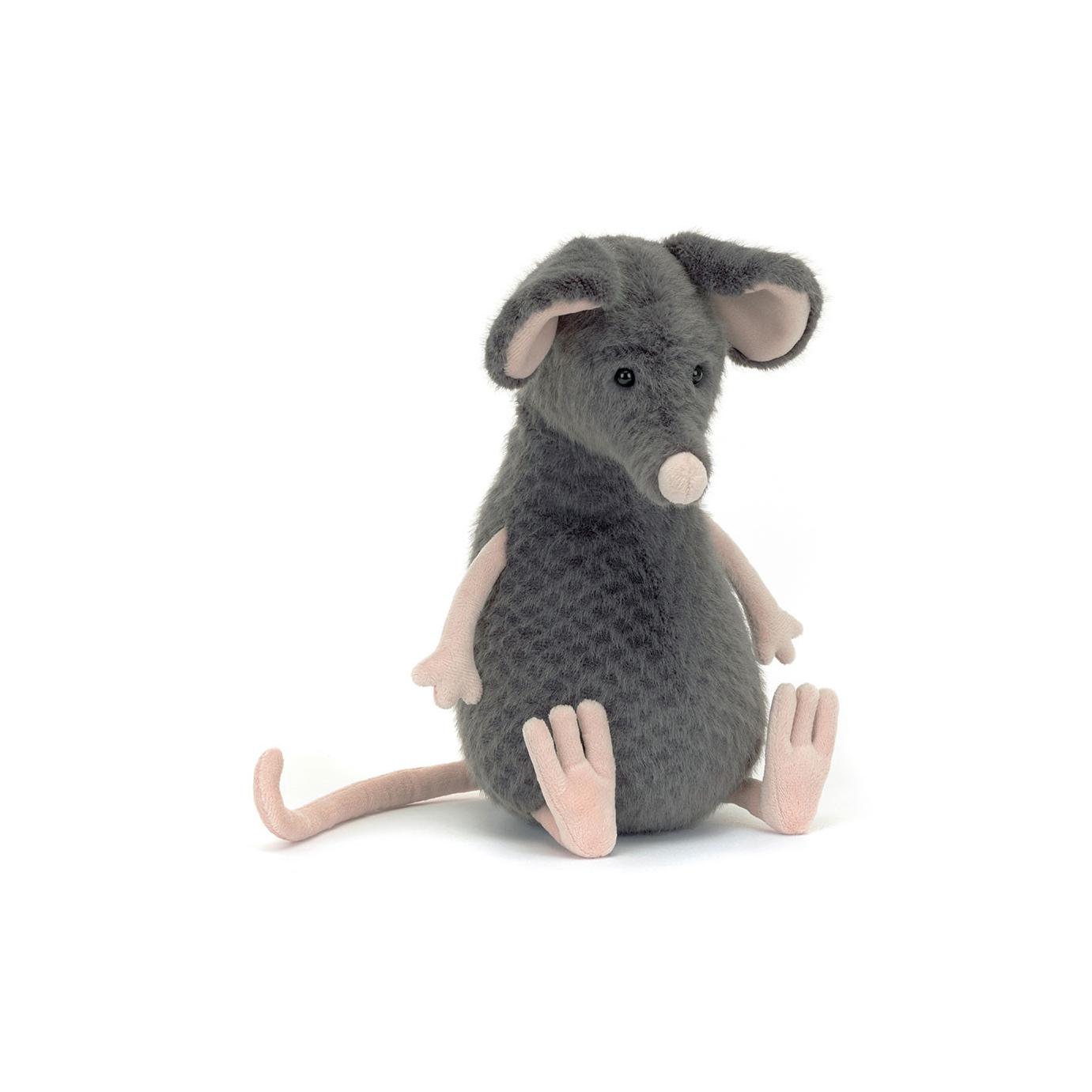 

JELLYCAT Woods Animal Series Lachlan Sad Rat Lachlan Sad Rat Grey Doll Plush Figure Sitting 24cm High Box Not Included