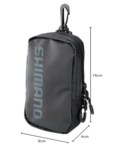 Shimano Fishing Pouch, Black, Size S, BP-071S