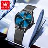 OLEVS 5869 Women's Watches Ultra Thin 6.5mm Original Quartz Watch for Women Waterproof Calendar Ladies Dress Wristwatch