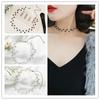 Simple Fashion Versatile Women Necklace Lace Collar Chain Korean Edition Neck Jewelry Neckband Collar Neck Minimalist Neckchain
