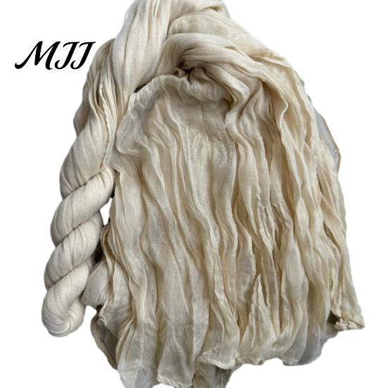 Elegant Table Runner for Home Cheesecloth Runner, Rustic Sheer Boho Dining Durable Restaurants Centerpiece Wedding Bridal Shower Baby Linens