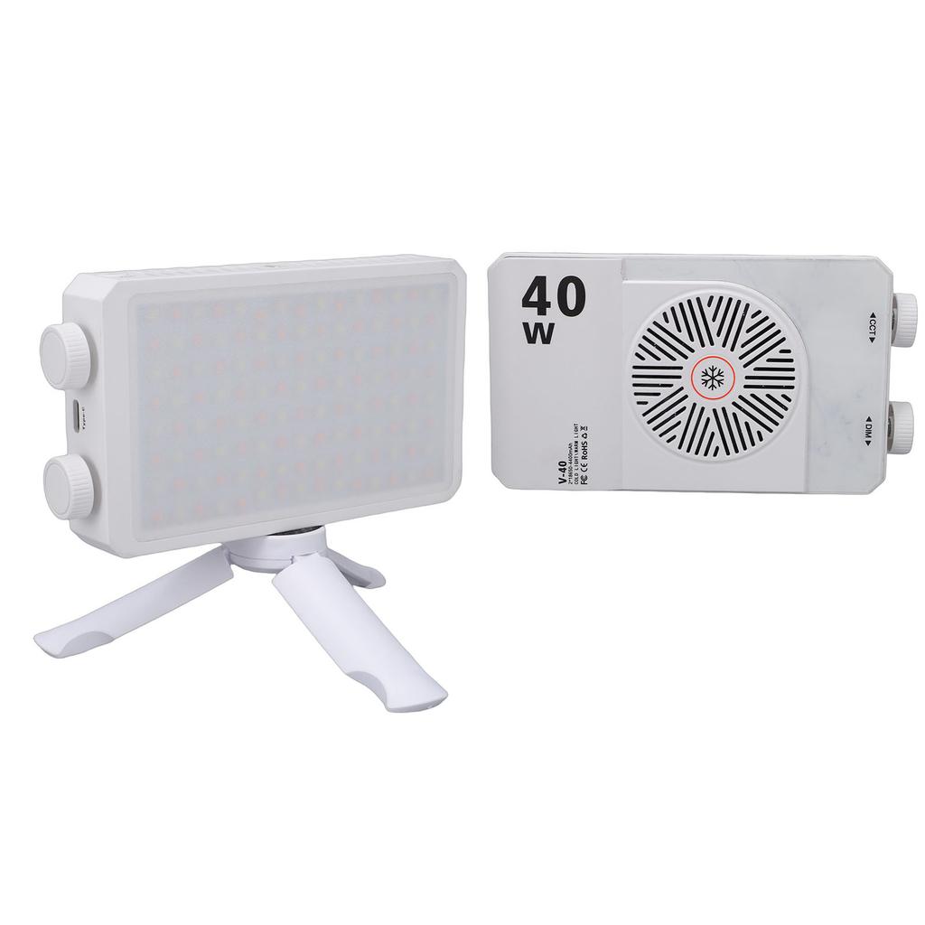 40W Fill Light RGB LED Portable Handheld Photography Light for Outdoor Phone Live Streaming