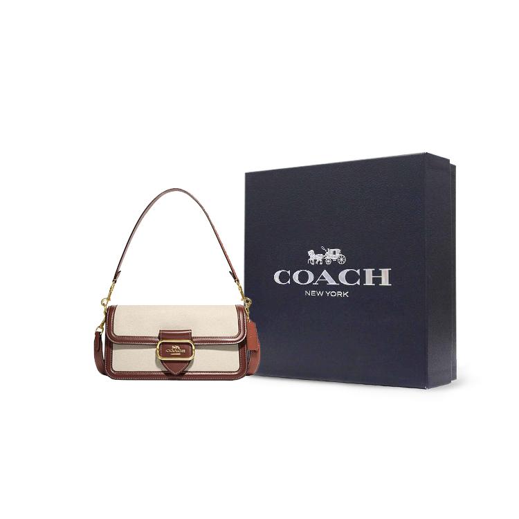 Coach Bolso de Hombro Morgan 27 para Mujer Marrón (Unisexo) Bolsos de Hombro CH184 IMNAM