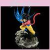Super Saiyan Gt Series Goku Ultra Instinct Glowing Statue Model 45cm Pvc Figure