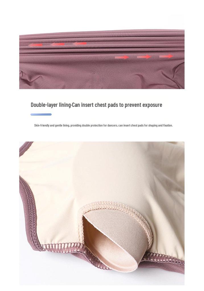 Women's Ballet-Style Yoga Jumpsuit: Open Back, Body Shaping Design for Adult Practice and Art Exams.
