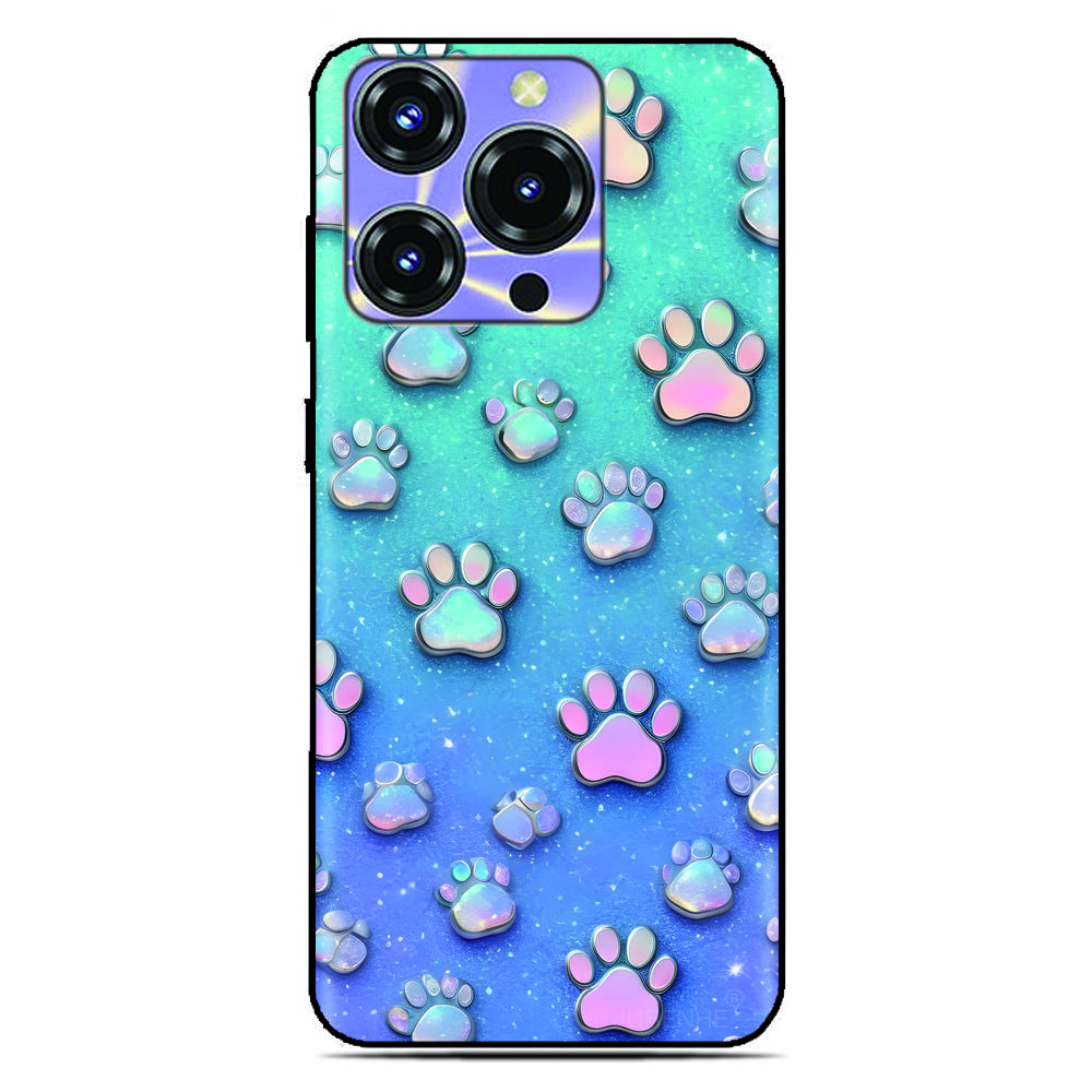 Dog Paw Print Back Cover for Sony Xperia 10 1 VII VI 5 II III IV V 2023 XZ5 XZ4 XZ3 XZ2 Compact XA1 XA2 TPU Soft Phone Case