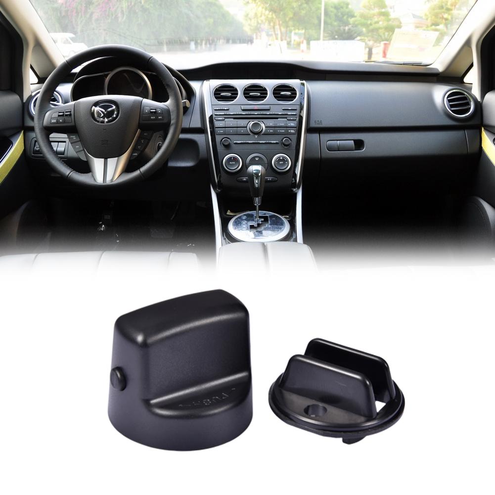 Ignition Key Knob Push Turn Switch Key Ignition Knob Set Replacement part# D461-66-141A-02 D6Y1-76-142 Fit for Mazda Speed 6 CX9 CX7