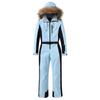 Women's Slim Fit Windproof Waterproof One-Piece Ski Suit - Winter Outdoor Warm Skiiwear
