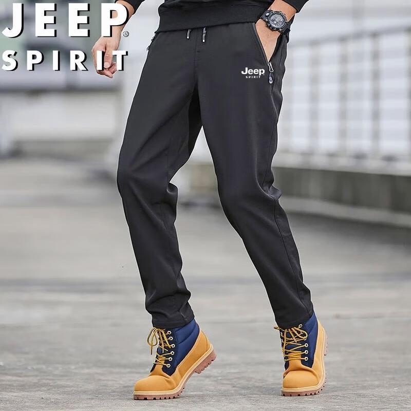 JEEP SPIRIT Men's Loose Fit Outdoor Casual Pants