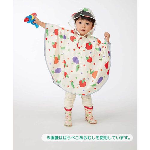 Skater Rain Poncho Raincoat for Children Dinosaur Picture Suitable Height 80-100cm Rapo2-a