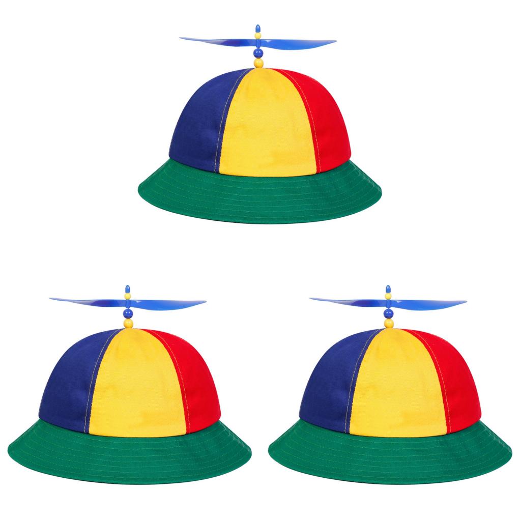 Zomerzonnehoed Met Spiraalvormige Propeller En Regenboogpatroon Voor Volwassenen