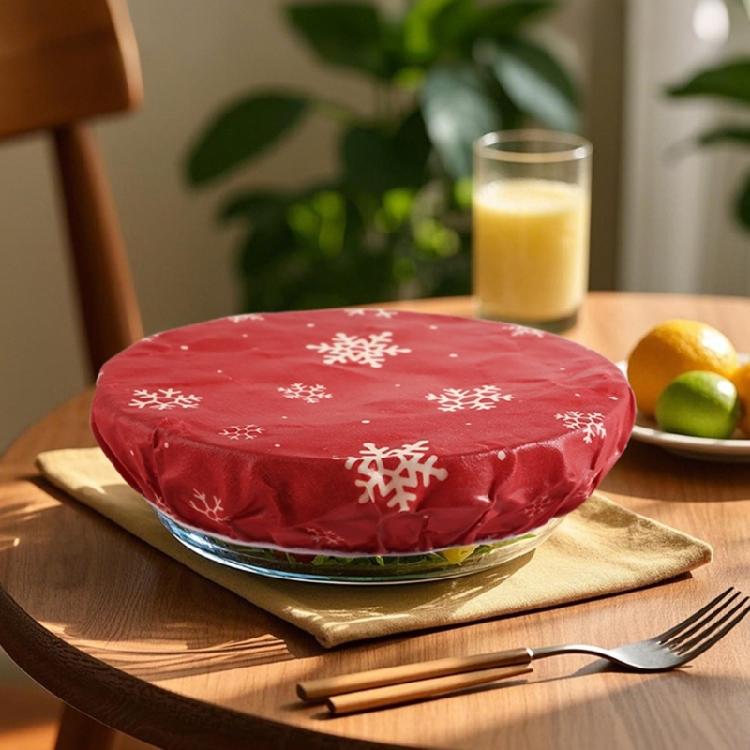 3pcs Elasticated Organic Cotton Beeswaxes Bowl Covers for Bread Proofing Food Freshness Storage Lids Kitchen Accessories