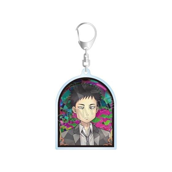 TV Anime "The Banned Mole" Shiro Nekotsuki Fuji Aure Glass Acrylic Key Chain