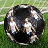 HurriKane Printed Size 5 Soccer Ball, Machine-Stitched PVC, Durable & High Bounce, All Ages Fit, fan merchandise, matches & outdoor use.