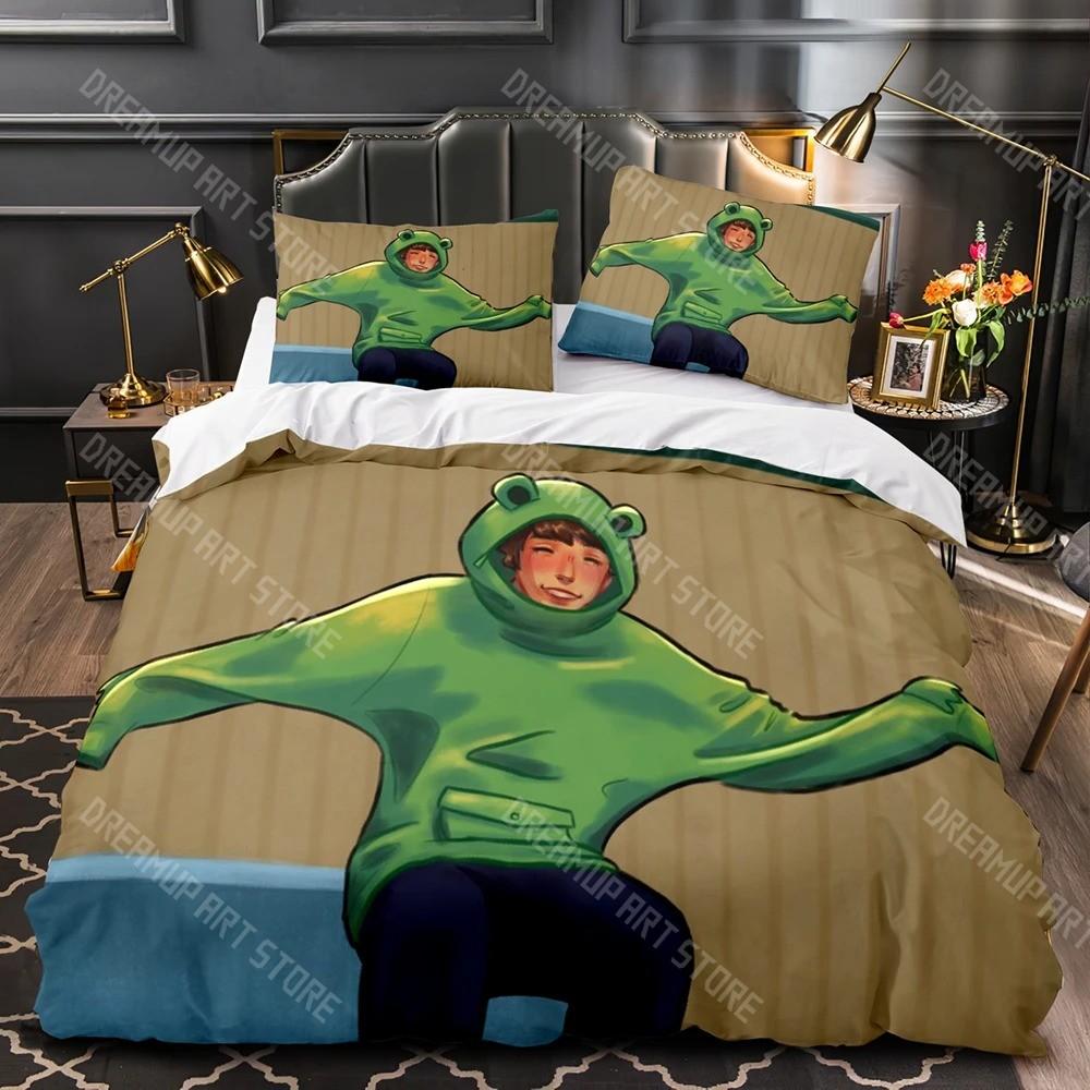 3D Printed Karl Jacobs Bedding Set for Boys Girls Duvet Cover And Pillowcase Twin Queen King Full Single Double Sizes