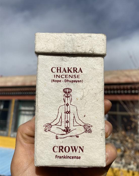 White Sage Rope Incense and Incense Holder Set Nepalese Traditional Incense for Therapy Meditation Ceremony