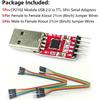 WWZMDiB Mini USB 2.0 To TTL Converter Serial Adapter 3.3V 5V Compatible with CP2102 Chip UART Programming